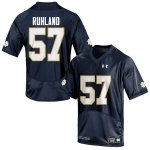 Notre Dame Fighting Irish Men's Trevor Ruhland #57 Navy Blue Under Armour Authentic Stitched College NCAA Football Jersey ISC6499IQ